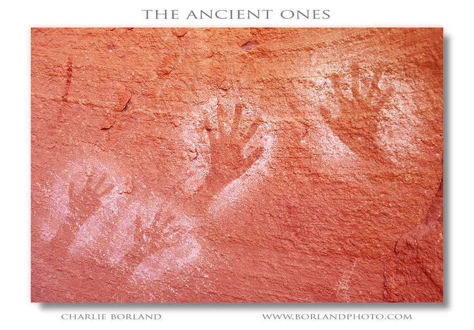 petroglyph hand prints